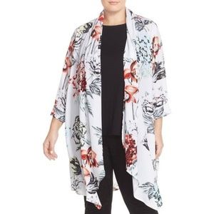 Melissa Mccarthy Long Sheer Kimono/Cardigan-EUC-3X